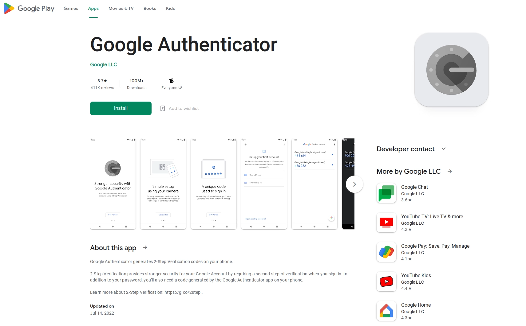 Android Google authentication