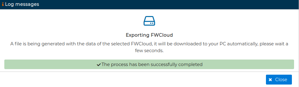 Export FWCloud