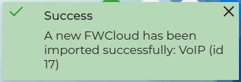 FWCloud Import Success