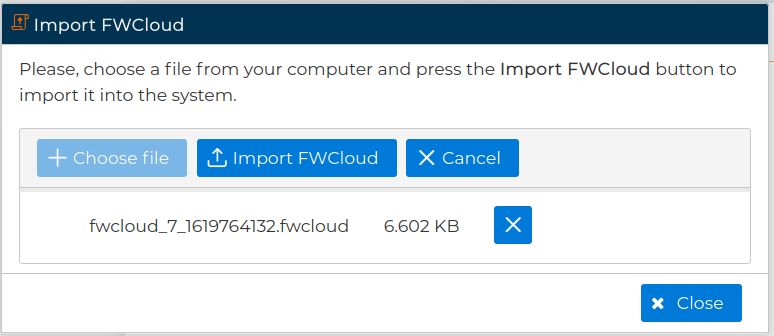 FWCloud Import file 2