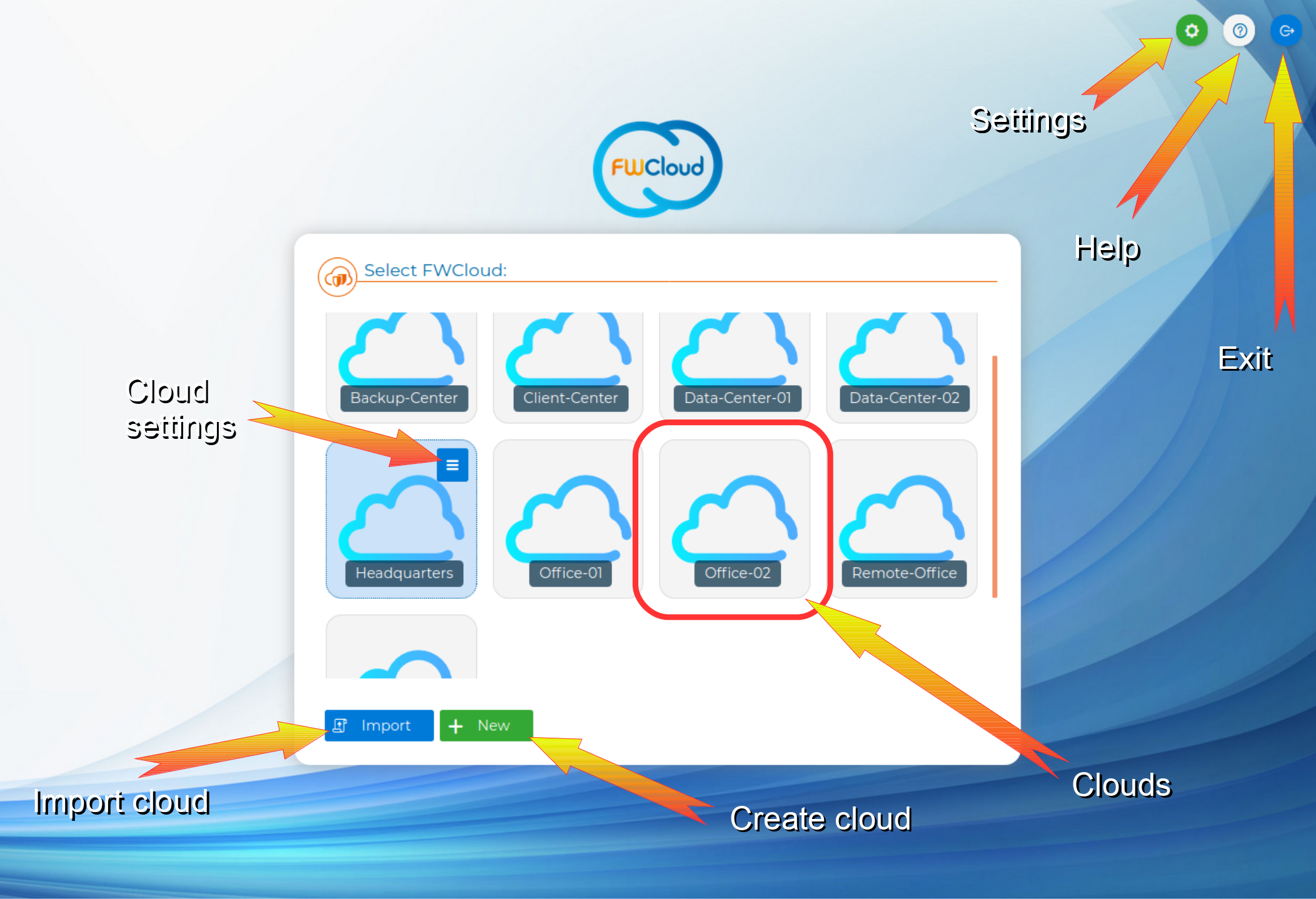 Clouds Screen