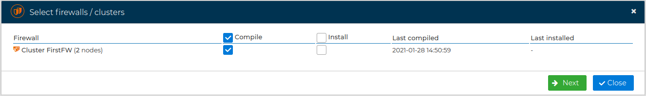 Compile Cluster Form