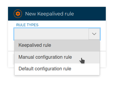 Keepalived Default Config Rule